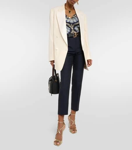 ETRO Scoop-neck paisley jersey top 2