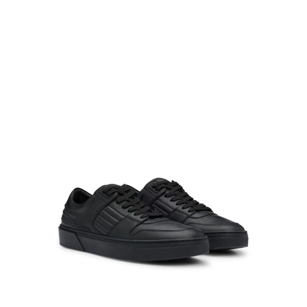 Hugo Boss Porsche x  leather trainers with padded details 1