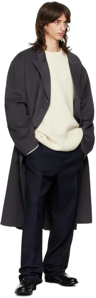 The Frankie Shop Off-White Carter Crewneck Sweater 4