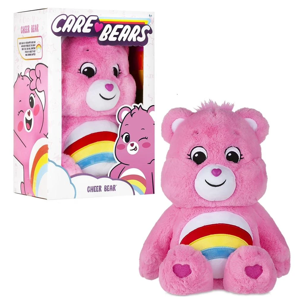 Care Bears Cheer Bear Medium Plush - 14 Inch Classic Stuffed Animal