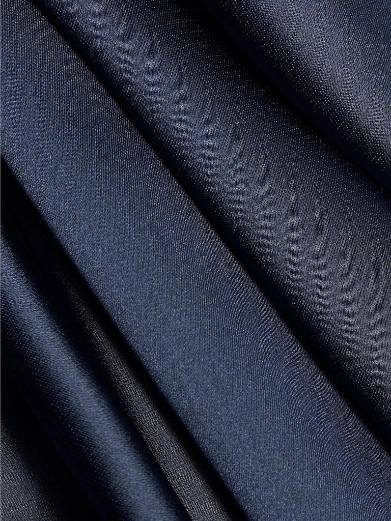 Amsale Draped Satin Cocktail Dress 7