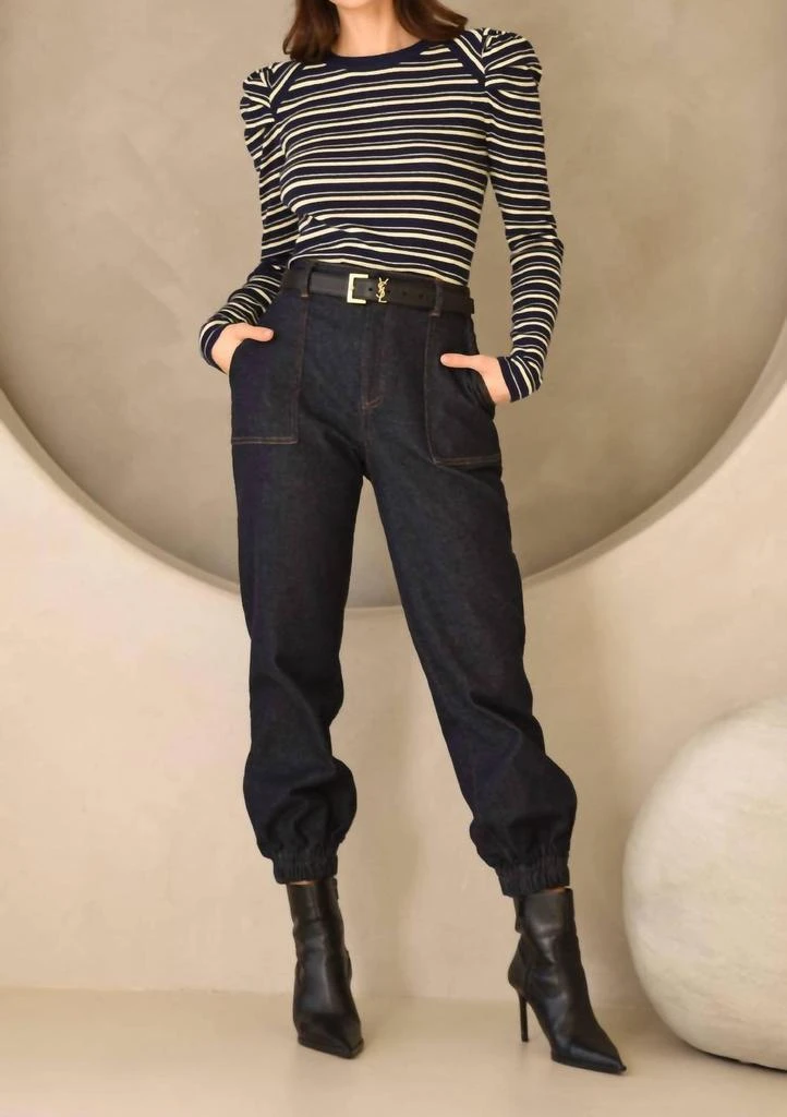 Greylin Greylin - Wally Stripe Knit Tee Top 3