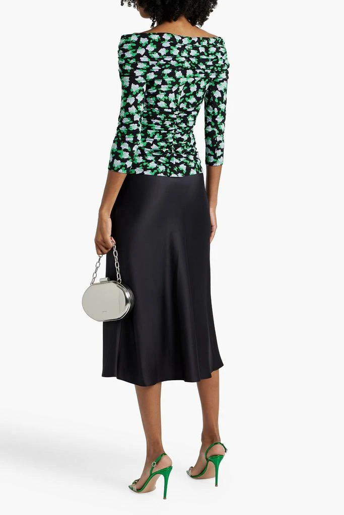 Diane von Furstenberg Leia off-the-shoulder floral-print stretch-jersey top 3