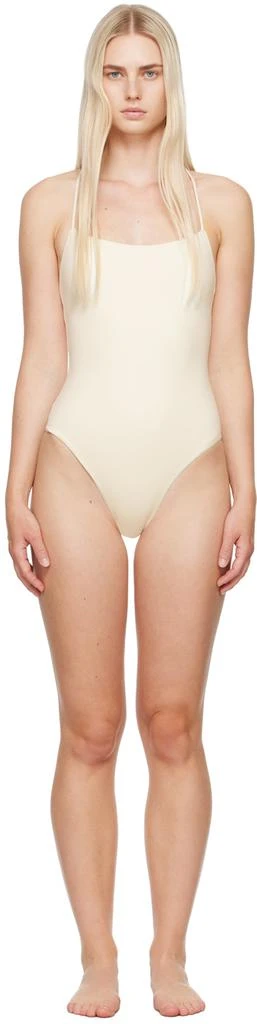 Loulou Studio White Dionysos Swimsuit 1