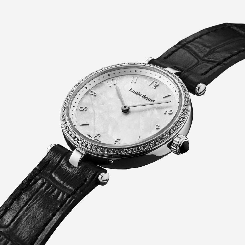Louis Erard Louis Erard Romance Diamond White Mother of Pearl Ladies Quartz Watch 11810SE34.BDBB5