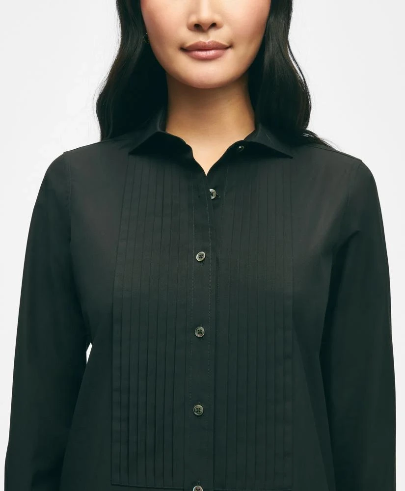 Brooks Brothers Black Fleece Pleated Tuxedo Shirt in Sea Island Cotton 5