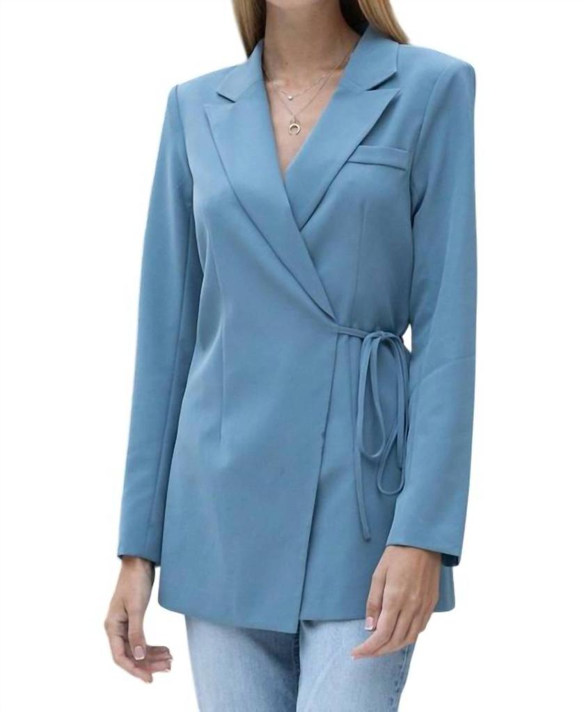 En Creme En Creme - Wrap Front Blazer