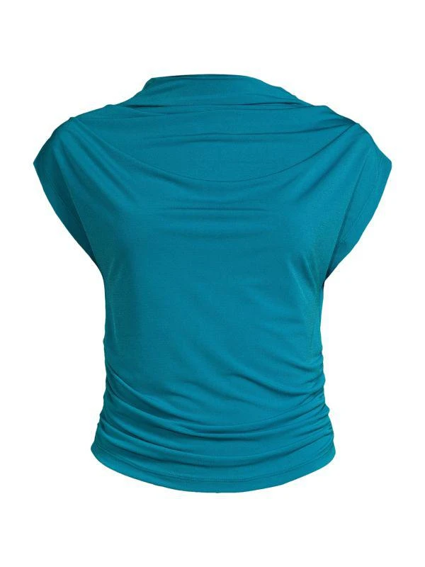 Renee C. Highneck Ruched Top 4