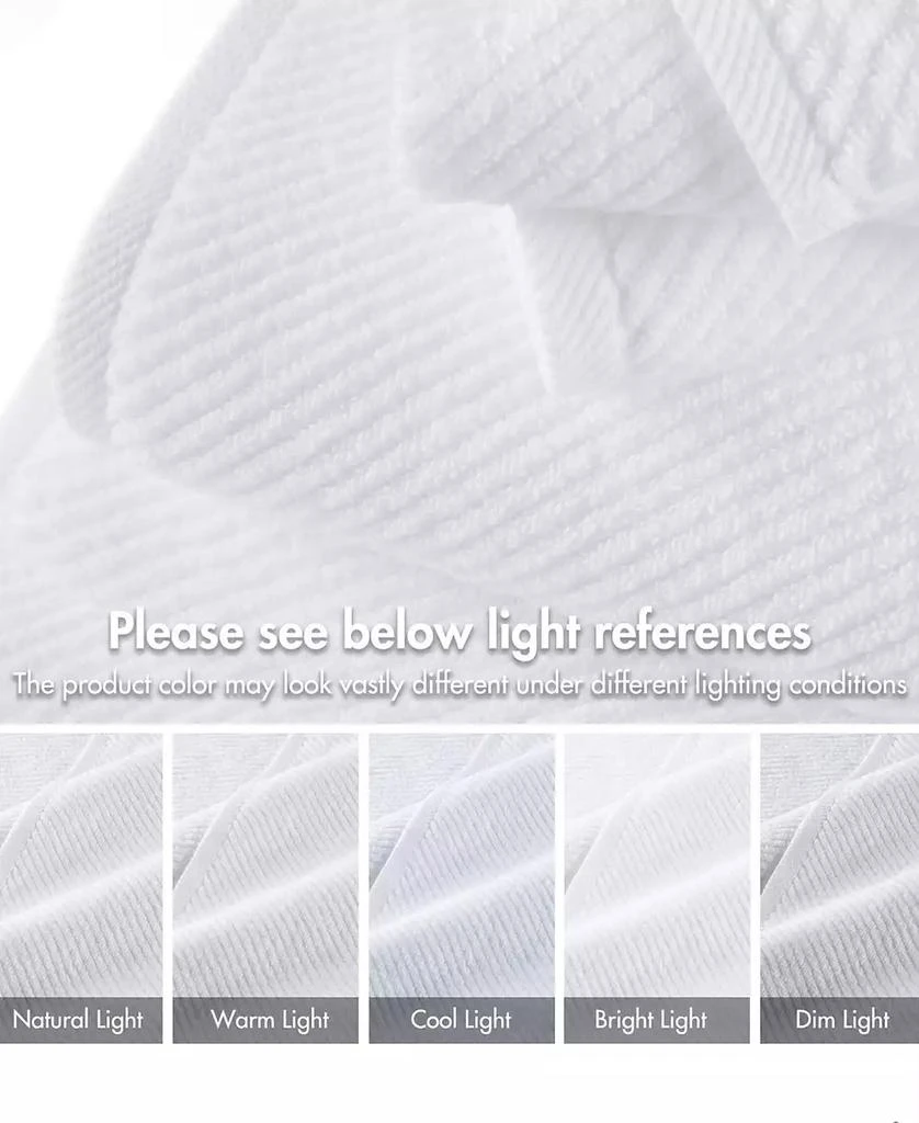 Madison Park Diagonal Ribbed Cotton 4-Pc. Bath Towel Set 23