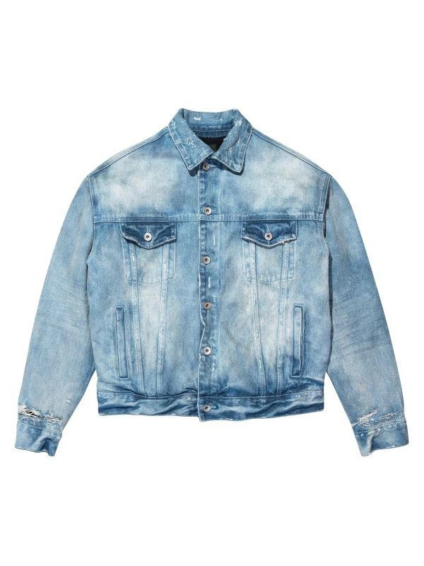 Purple Brand Padded Denim Jacket 3