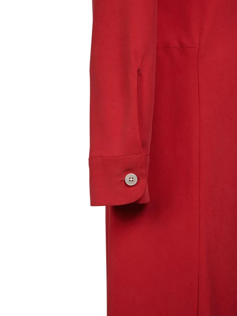The Row Myra Silk Long Shirt Dress 5
