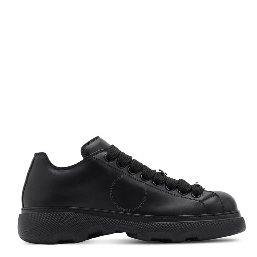 Burberry Ranger Barbed-Wire Leather Sneakers