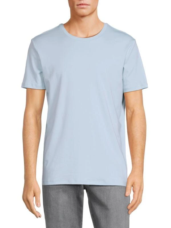 Saks Fifth Avenue Ultraluxe Short Sleeve Crewneck T-Shirt 1