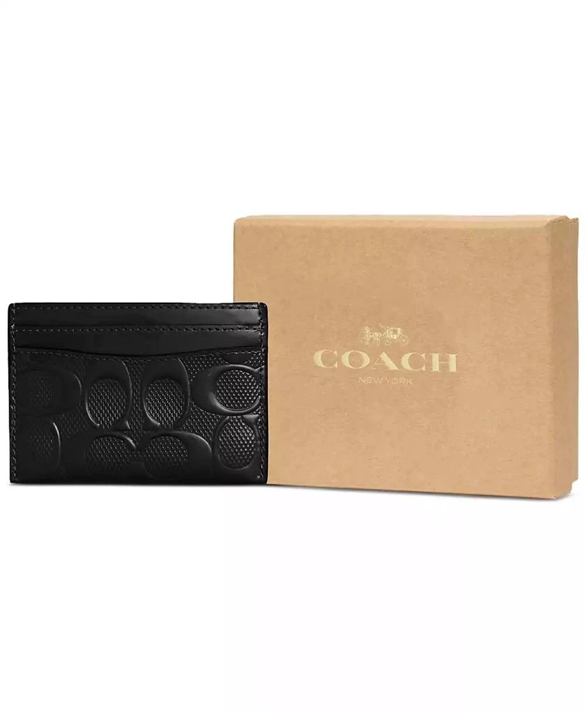 Coach Signature Leather Essential Card Case 1
