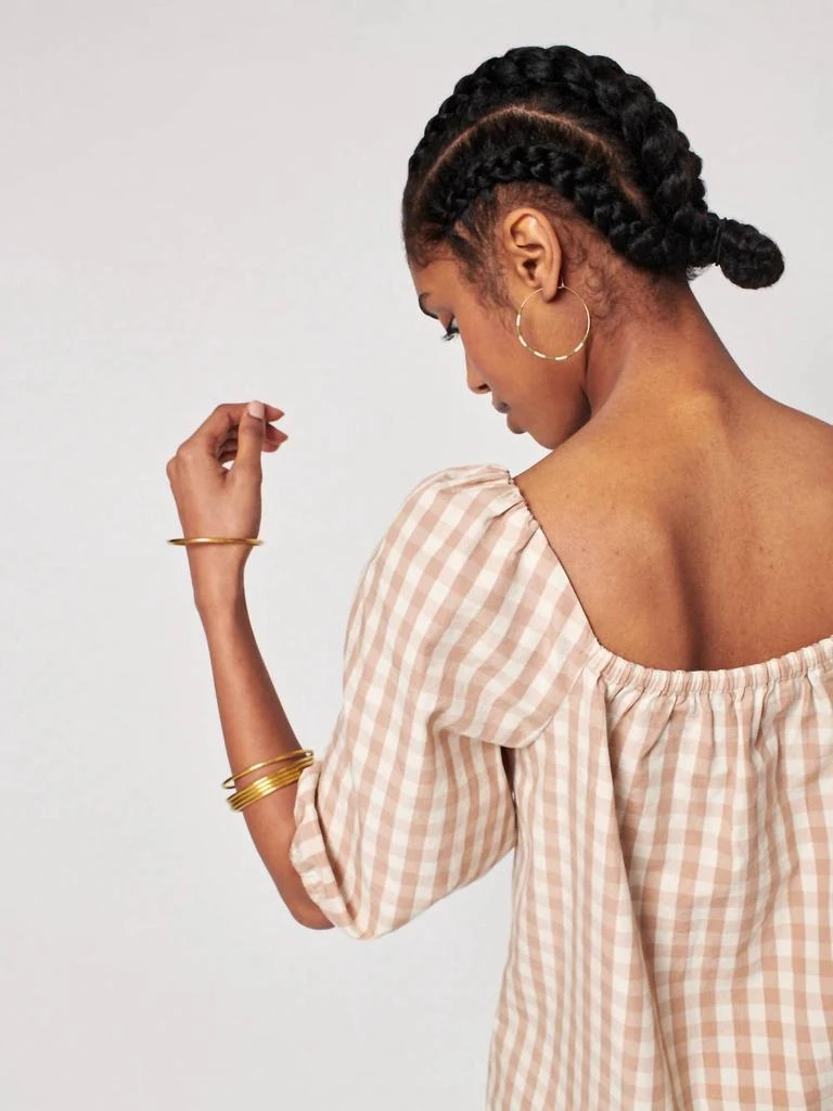 Faherty Cali Top In Charleston Gingham 4