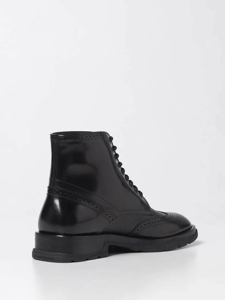 Alexander McQueen McQueen ankle boots in brushed leather 3