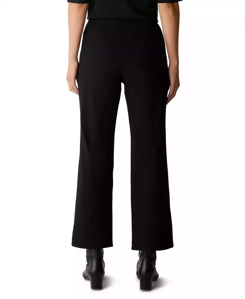 Eileen Fisher Women
s Textured Knit Ankle Kick Pants 4