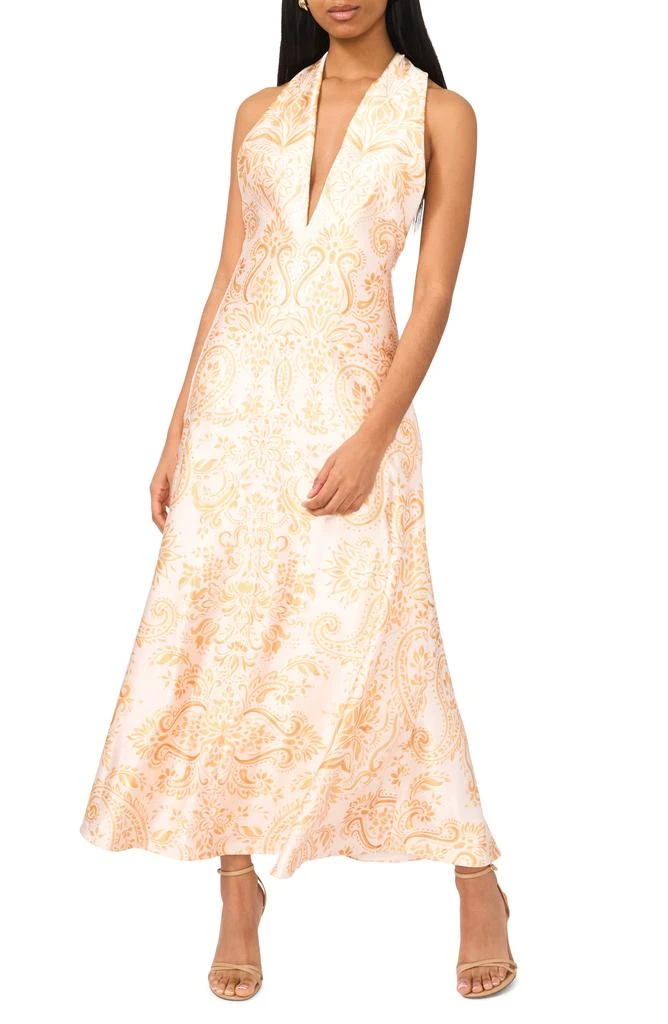cotton modest maxi dress White Embroidered Cotton Maxi Dress