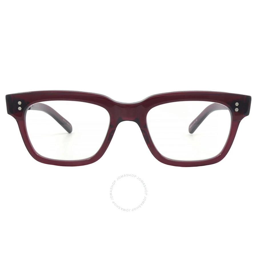 Mr. Leight Ashe C Demo Rectangular Unisex Eyeglasses ML1018 RXBRY-GM 49 1