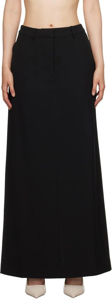 Beaufille Black Minter Midi Skirt 1