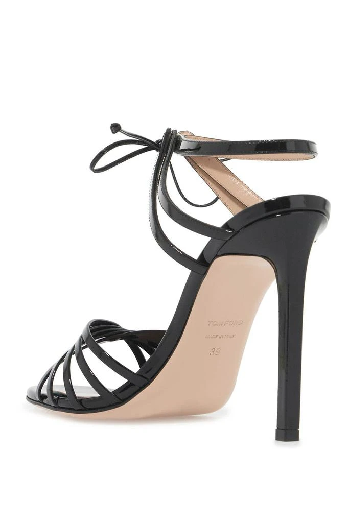 Tom Ford glossy sandals with criss-cross 3