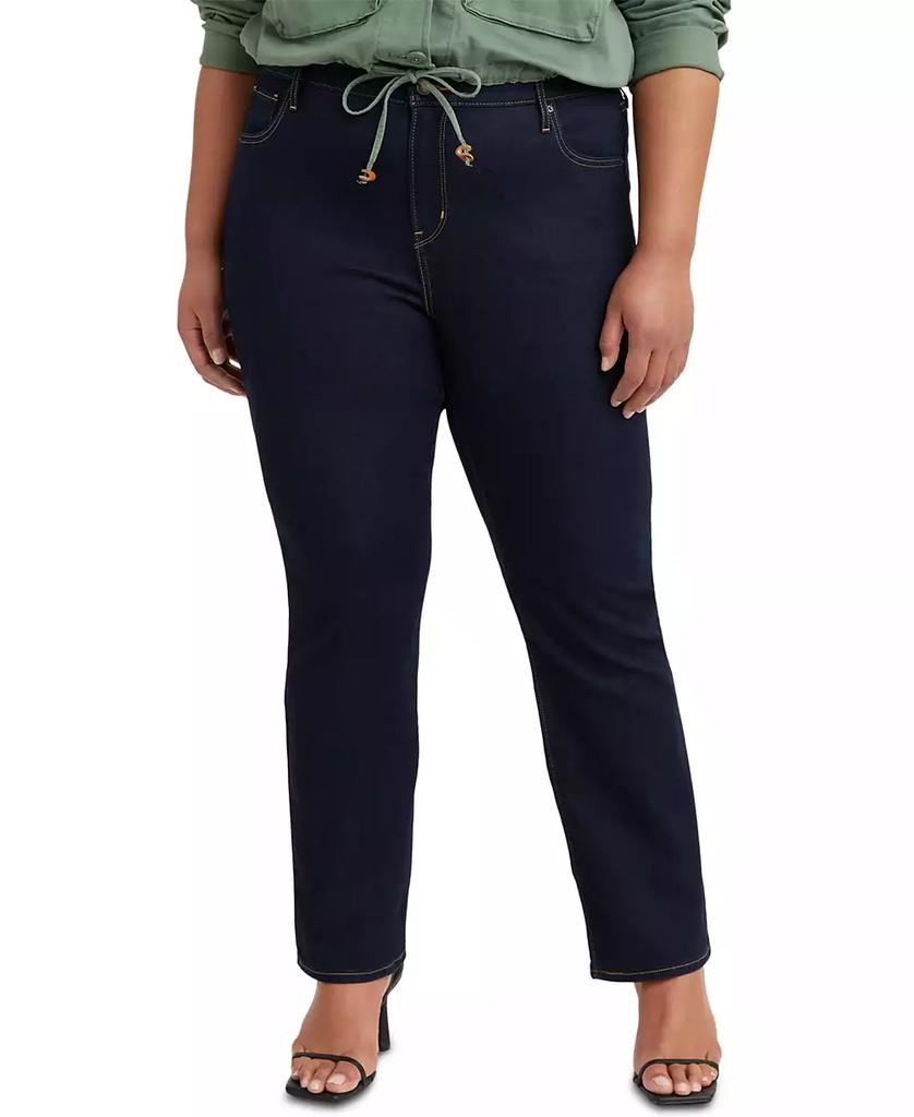 Levi's Trendy Plus Size 724 High-Rise Straight-Leg Jeans