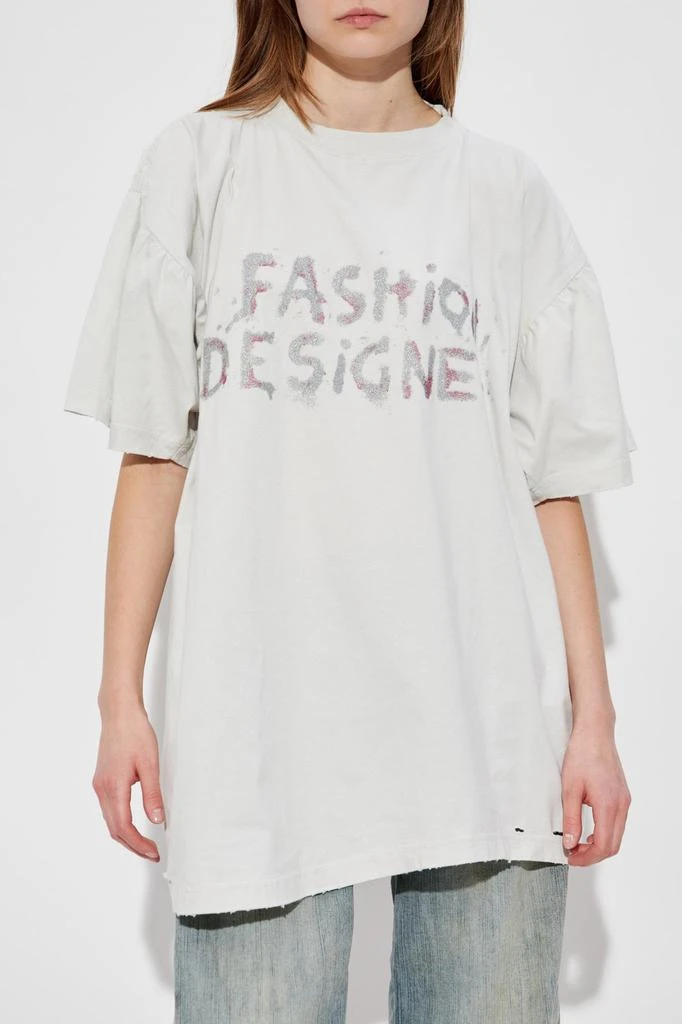 Balenciaga Balenciaga Distressed Short-Sleeved T-Shirt 2