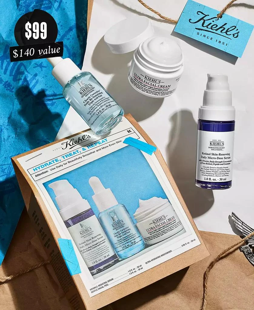 Kiehl's 3-Pc. Hydrate, Treat & Repeat Skincare Set 7