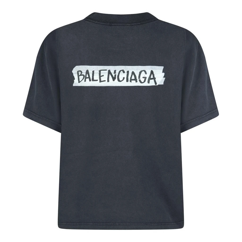 Balenciaga Balenciaga Masking Tape Faded T-Shirt 2