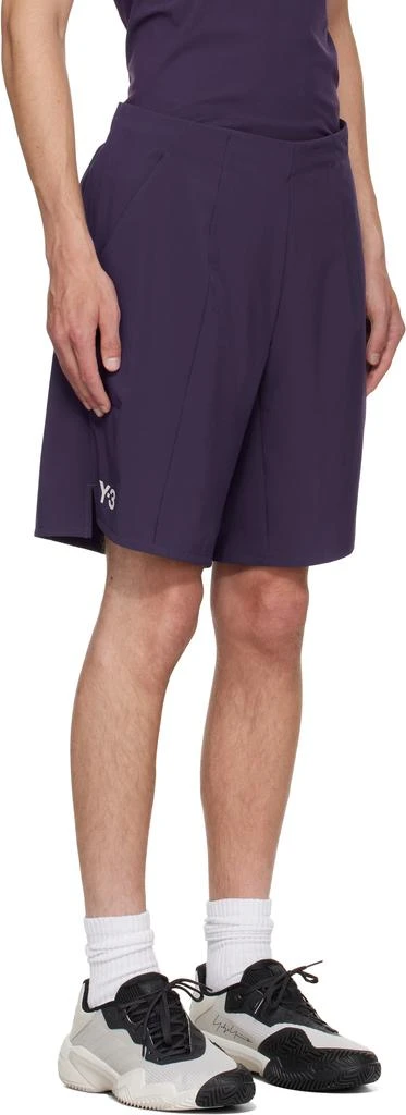 Y-3 Purple US Open Tennis Ergo Pro Shorts 2