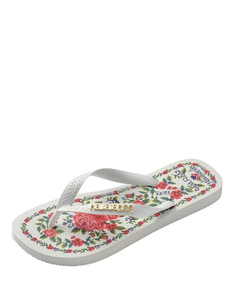 Havaianas Women's Farm Flower Tapestry Flip Flop Sandals 4