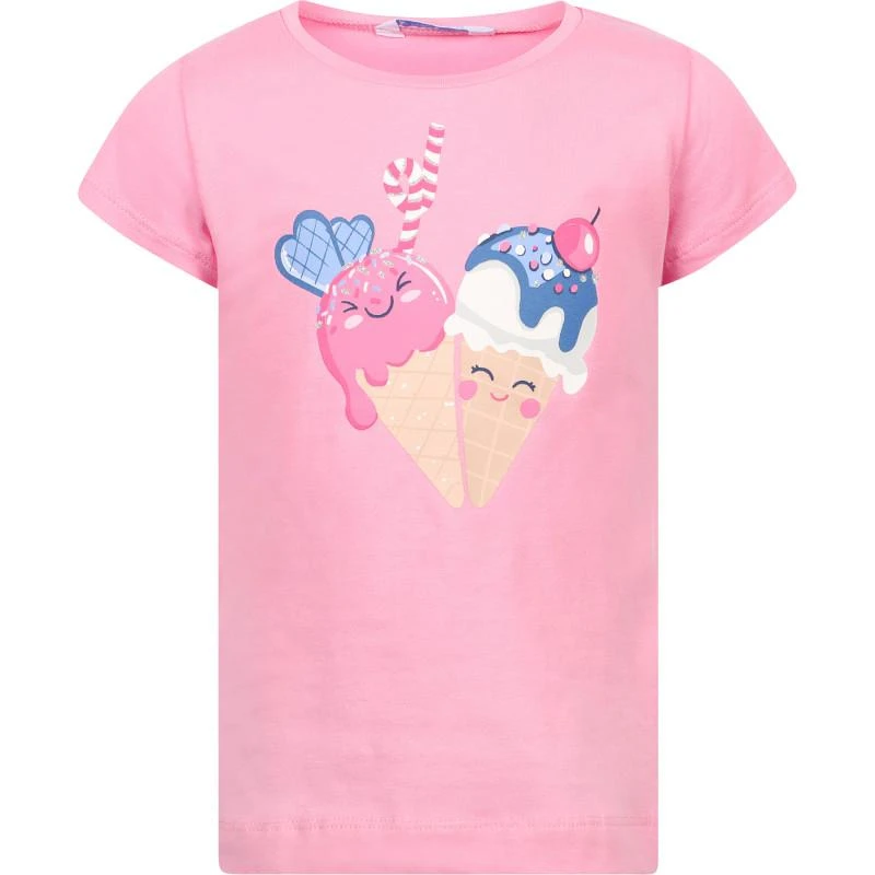 Mayoral Ice cream t shirt in pink 1