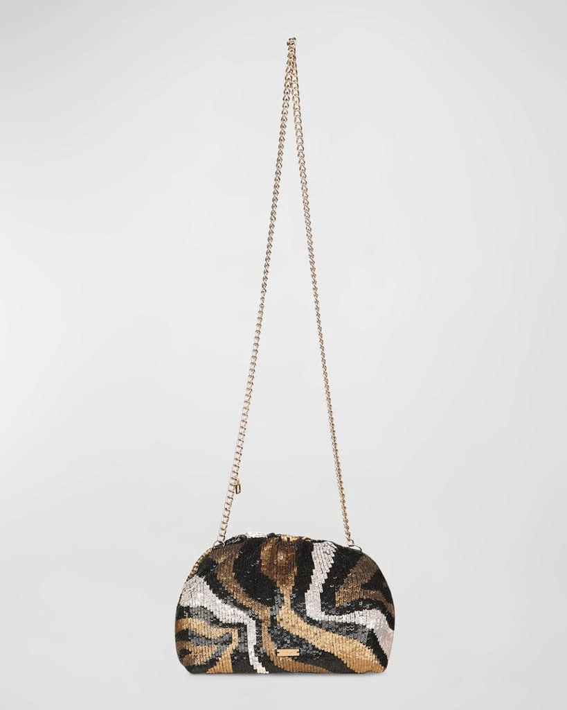 Rafe Aya Sequined Frame Clutch 2