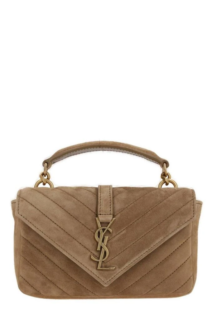 Yves Saint Laurent Saint Laurent College Logo Plaque Tote Bag 1