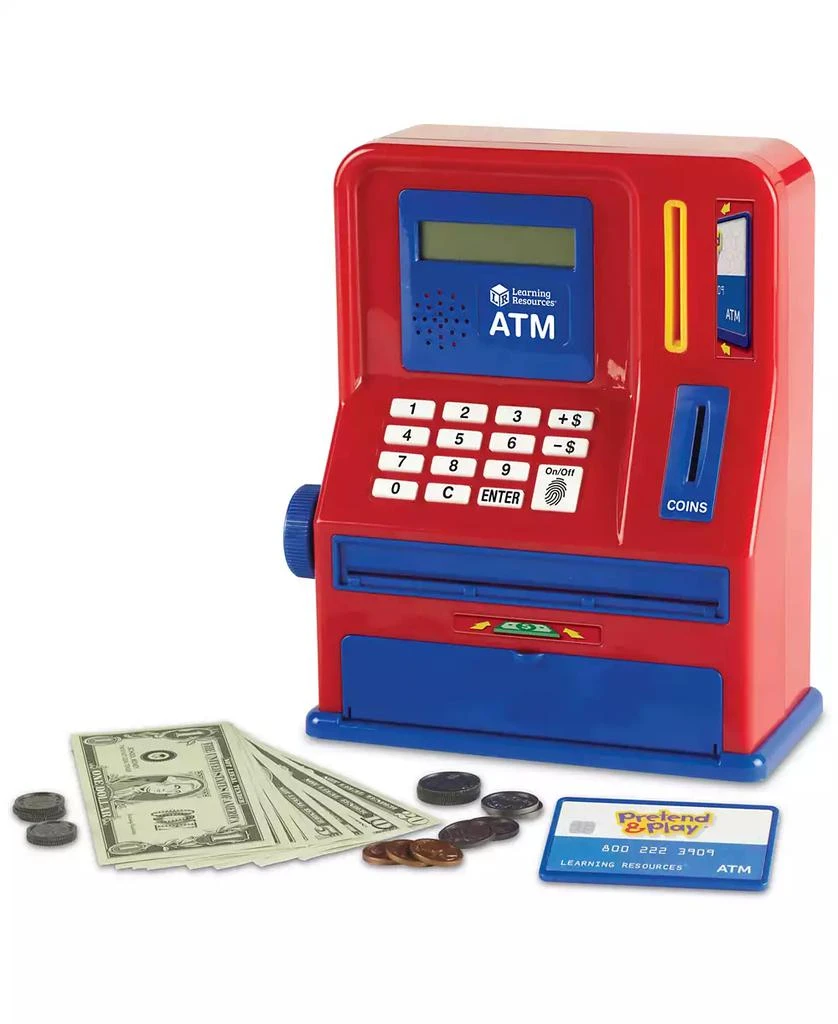 AreYouGame Learning Resources Pretend Play - Teaching Atm Bank 7