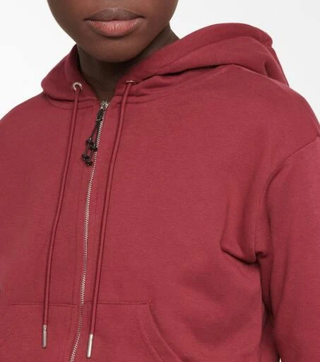 Adam Selman Sport Cropped cotton-blend hoodie 4