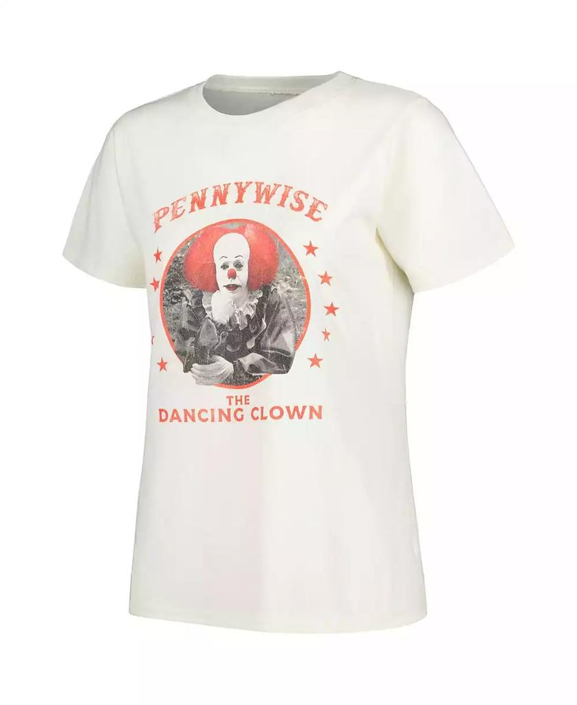 Ripple Junction Women's Cream It The Dancing Clown Graphic T-shirt