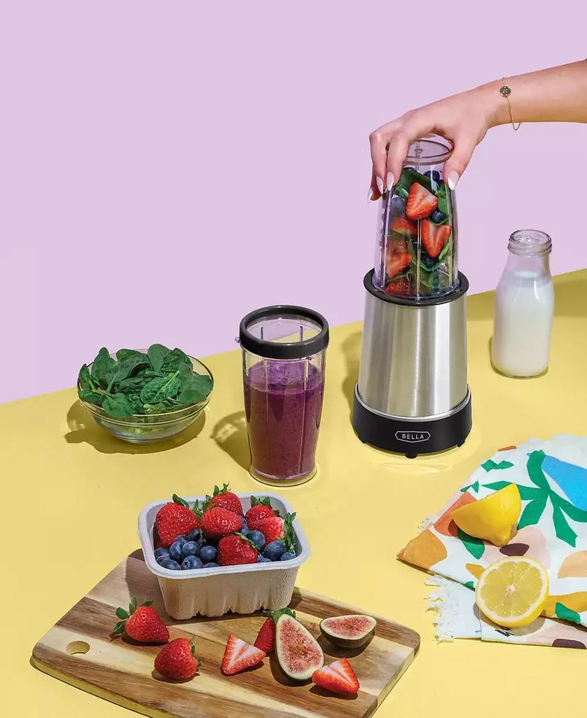 Bella 8-Pc. Personal 285-Watt Rocket Blender 8