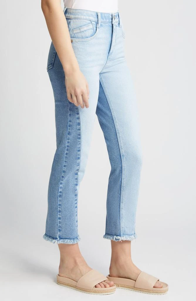 Wit & Wisdom 'Ab'Solution Pieced High Waist Ankle Straight Leg Jeans 3