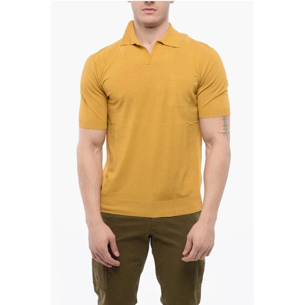 ALTEA Short Sleeved Polo With Breast Men's Pockets 1