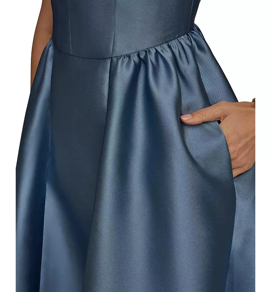 Donna Karan Women
s Sleeveless V-Neck A-Line Midi Dress 5