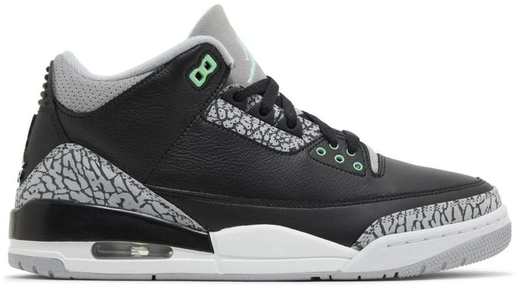 Jordan 3 Retro Green Glow 1