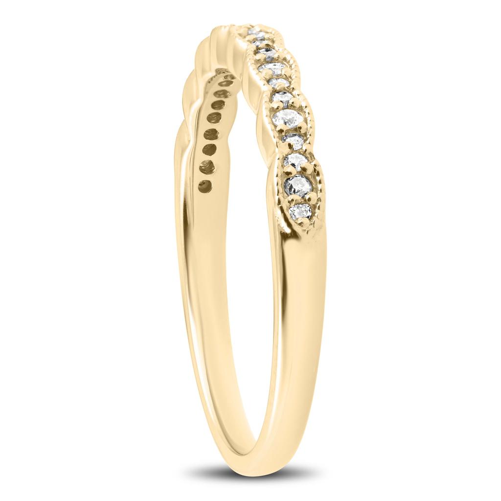 Pompeii3 1/4 cttw Diamond Stackable Womens Wedding Ring 14k Yellow Gold