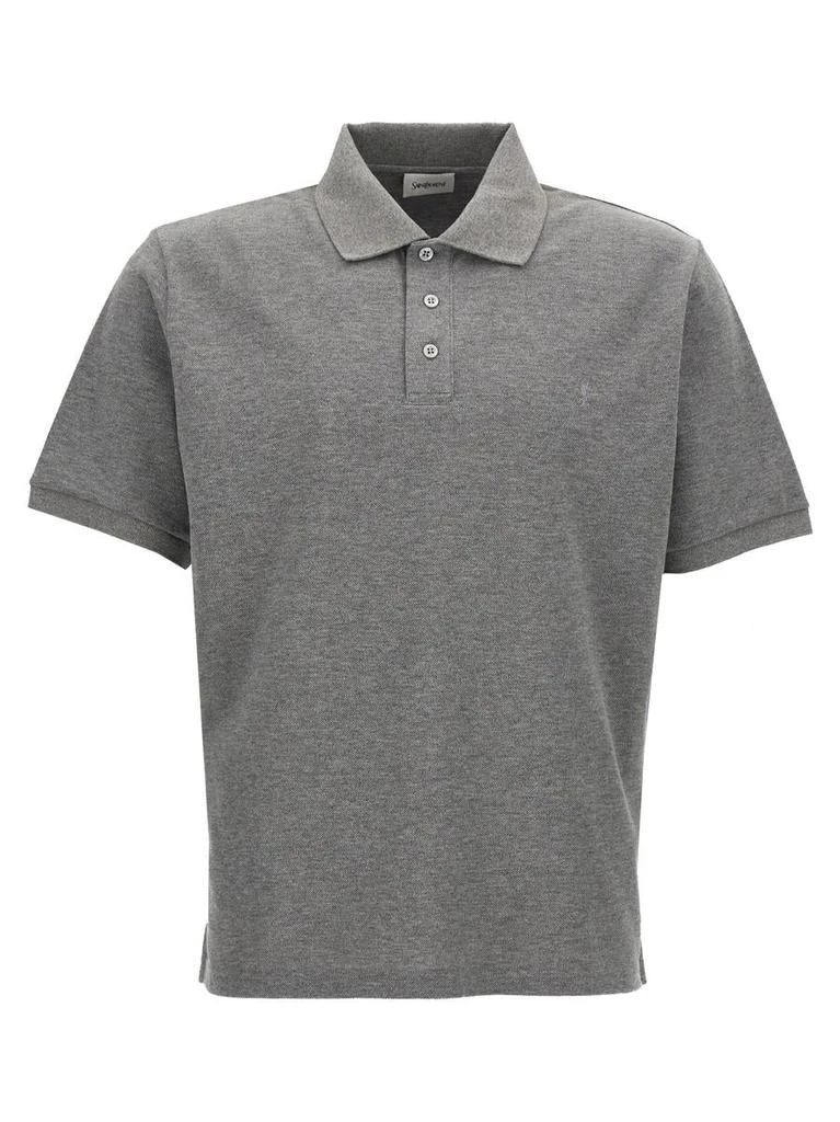 Yves Saint Laurent Saint Laurent Logo Embroidery Polo Shirt 1