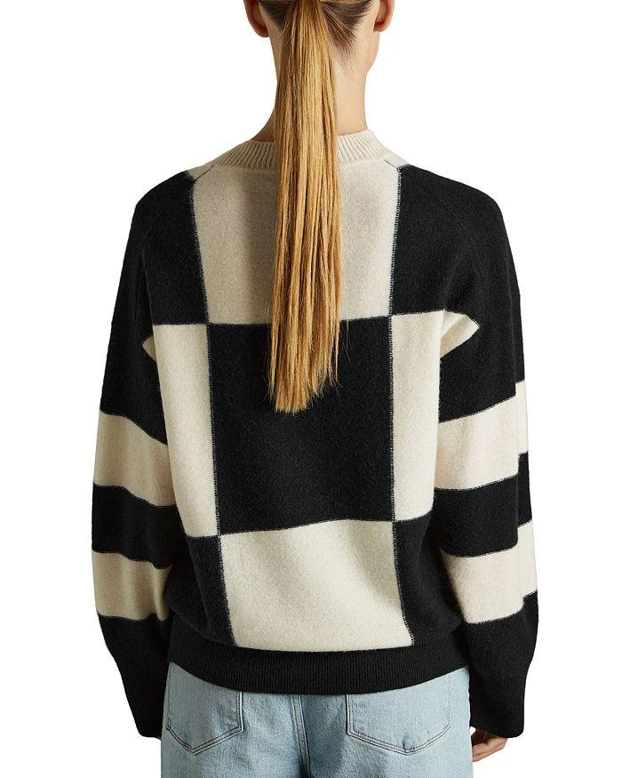 REISS Becki Square Patterned Sweater 3