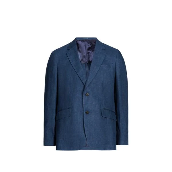Hackett Washed linen blazer 1