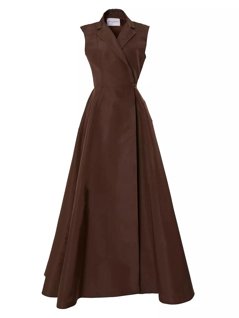 Carolina Herrera Silk Sleeveless Trench Gown 1