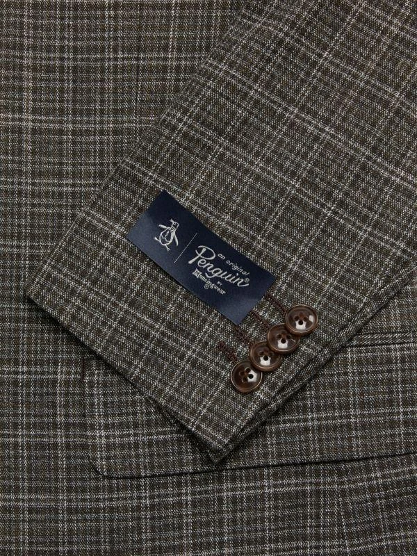 Original Penguin Plaid Slim-Fit Blazer 3