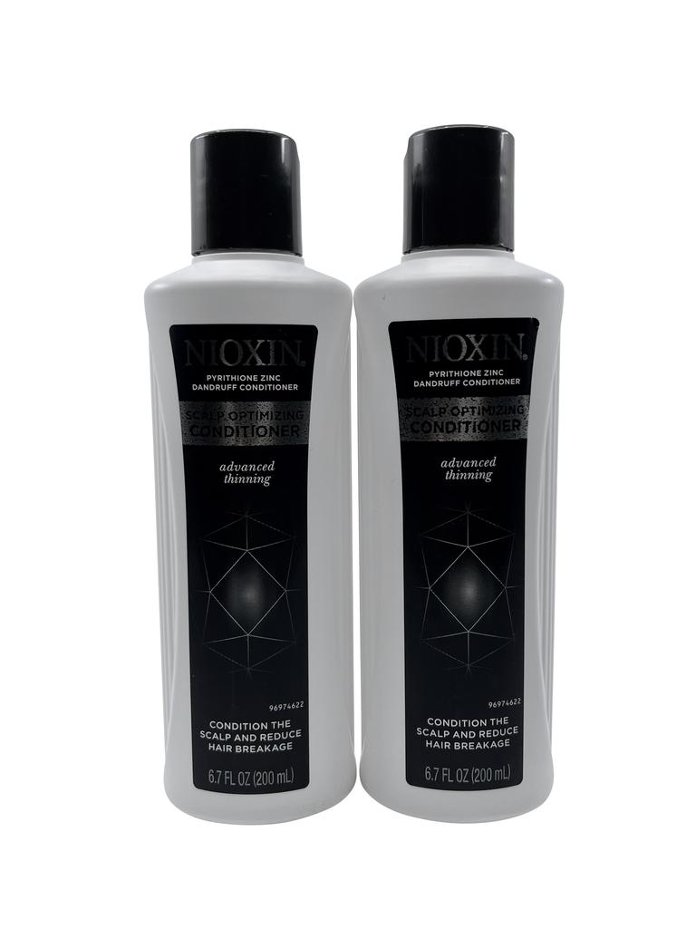 NIOXIN Advanced Pyrithione Zinc Dandruff Conditioner Thinning Hair 6.7 OZ 2 pack