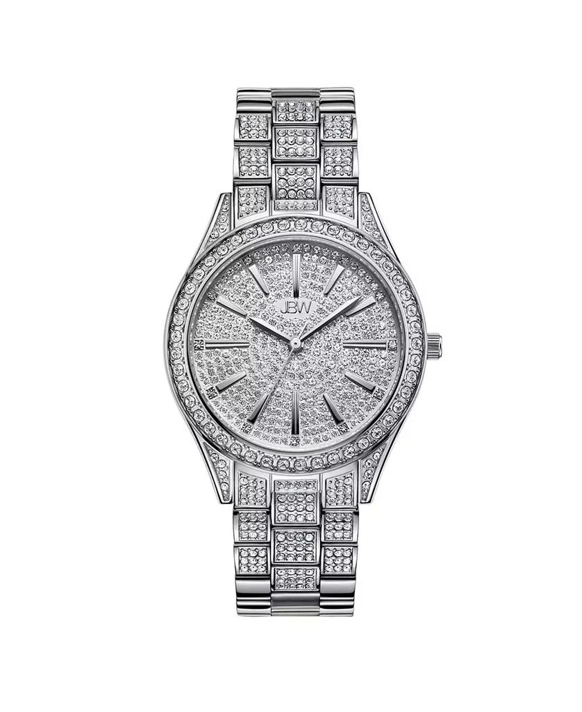 Jbw Women's Cristal Diamond (1/8 ct. t.w.) Watch in Stainless Steel Watch 38mm 1